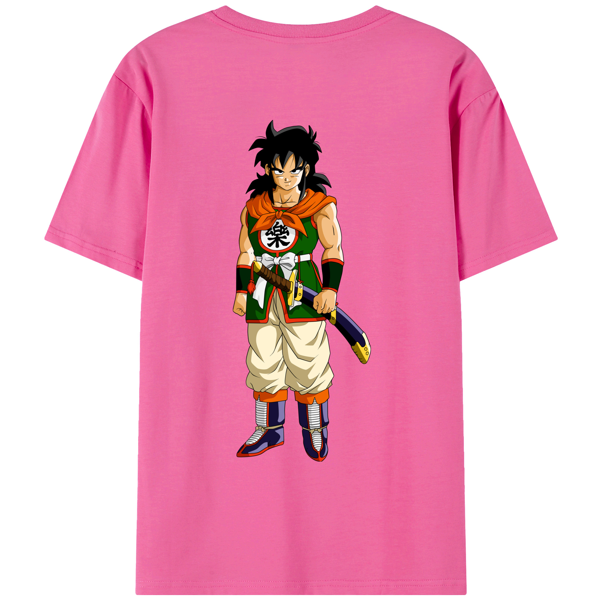 （画像用） ドラゴンボール ヤムチャ DRAGON BALL Yamcha レディース半袖Tシャツ(バックプリント)